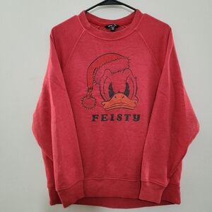 Feisty Donald Duck Sweater Disney + AE